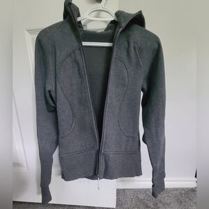 Lululemon Gray Zip-Up Hoodie